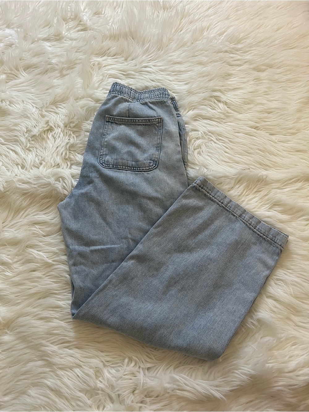 GAP High Rise Wide Leg Light Blue Denim Pants - Picture 2 of 8